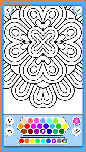 Mandala coloring book adults screenshot