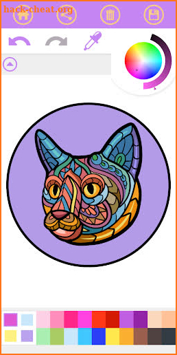 Mandala Coloring Book Game screenshot