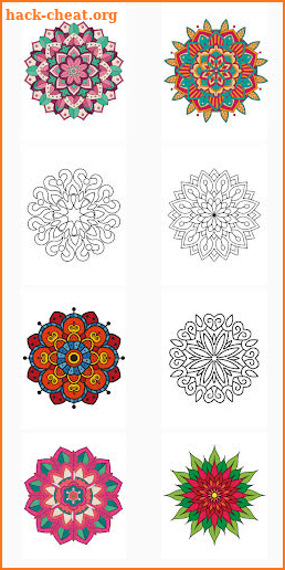 Mandala Coloring Book Game screenshot