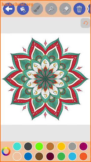 Mandala coloring games - Coloring book for adults screenshot