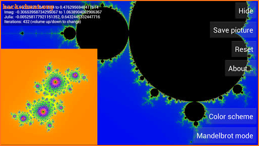 Mandelbrot Explorer screenshot