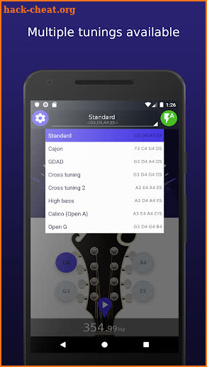 Mandolin Tuner - Free & accurate mandolin tuner screenshot