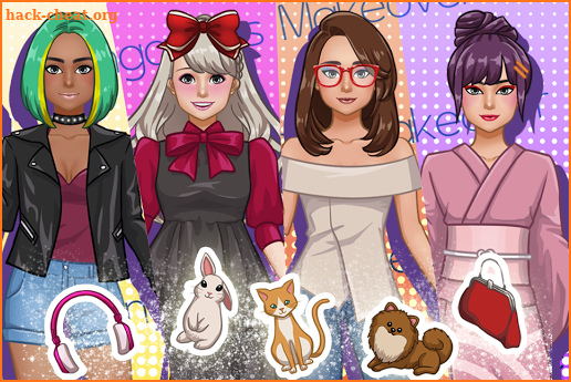 Manga Girls Makeover - Dress up & Make up screenshot