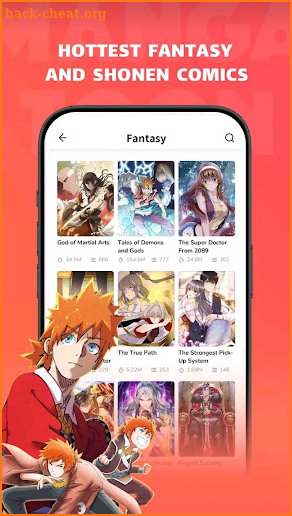 manga reader app offline screenshot