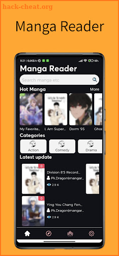 Manga reader - Comic Reader screenshot