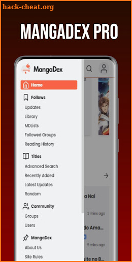 MangaDex pro screenshot