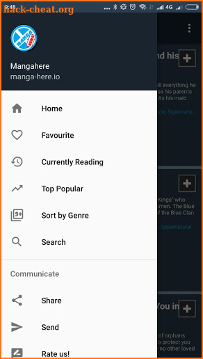 Mangahere Collection screenshot