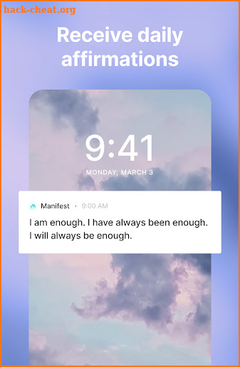 Manifest - Affirmations screenshot