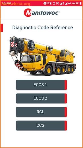 Manitowoc Diagnostic Code App screenshot