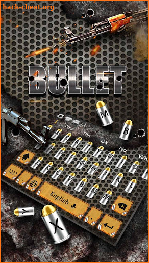 Manly Metal Bullet Keyboard screenshot