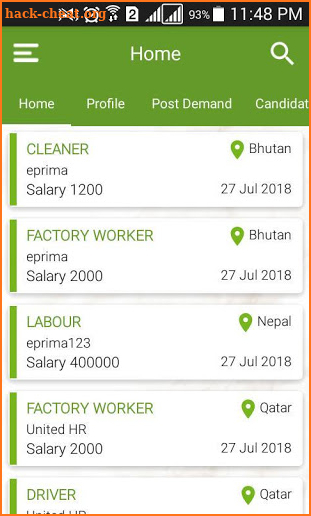 ManPower App screenshot