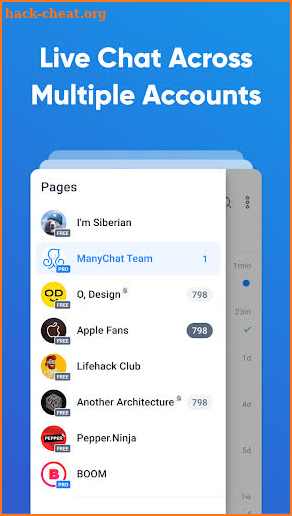 ManyChat screenshot