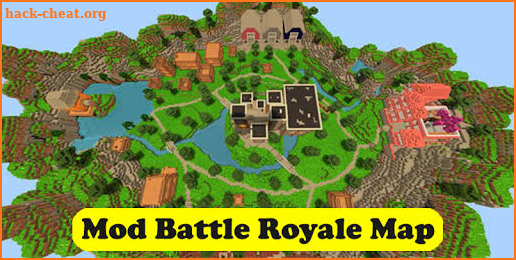 Map Battle Royale Minecraft screenshot