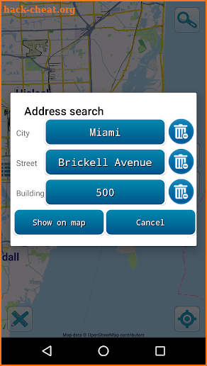 Map of Miami offline screenshot