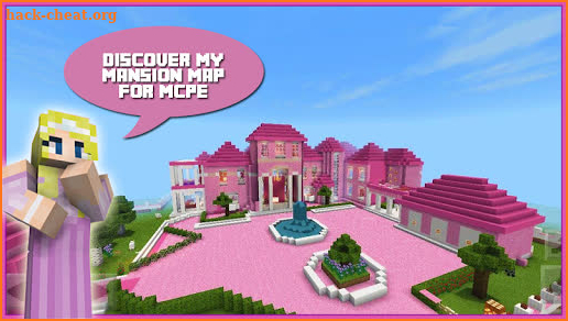 Map Pink Princess House for MCPE screenshot