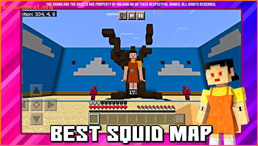 Map Squid Game For Minecraft PE screenshot