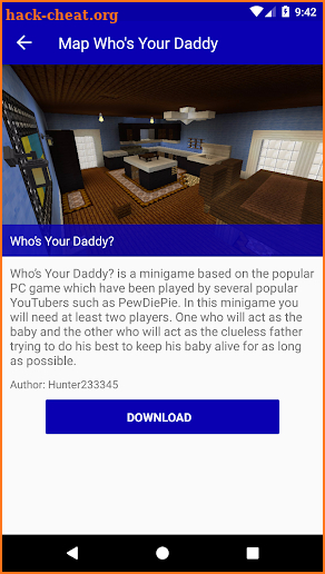 Map Who's Your Daddy for Minecraft PE screenshot