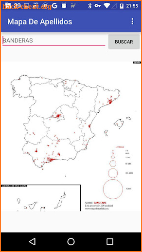 Mapa De Apellidos screenshot