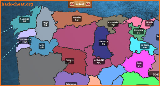 Mapa - Guerra Civil Interactiva screenshot