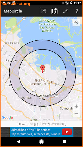 MapCircle screenshot