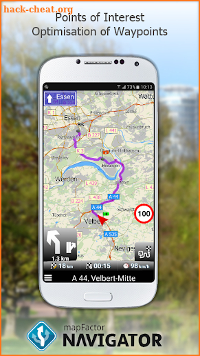 MapFactor GPS Navigation Maps screenshot