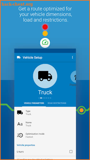 MapFactor Navigator Truck Pro: GPS Navigation Maps screenshot