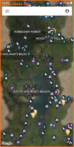 MapGenie: Hogwarts Legacy Map screenshot