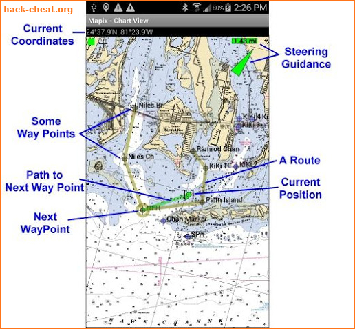 Mapix - GPS Navigation screenshot