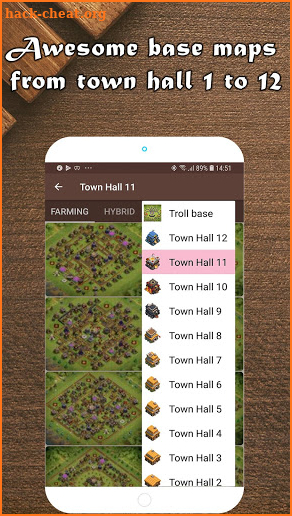 Maps of Clash Of Clans screenshot