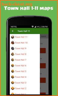 Maps of Clash of Clans 2018 screenshot