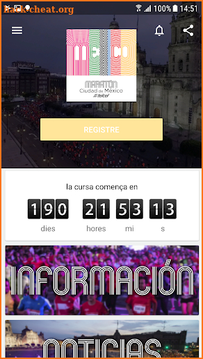 MaratónCdMx Telcel 2018 screenshot