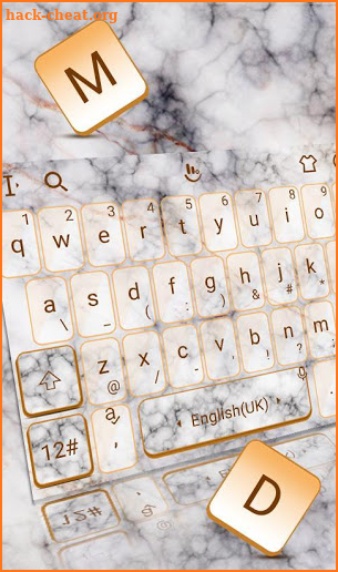 Marble Keyboard Theme screenshot