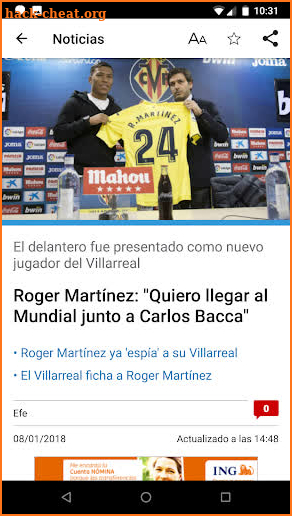 MARCA Claro screenshot