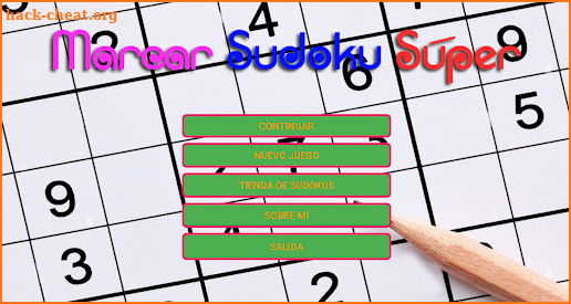 Marcar Sudoku Súper screenshot