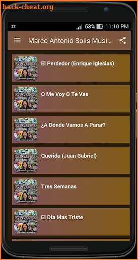 Marco Antonio Solis Música screenshot