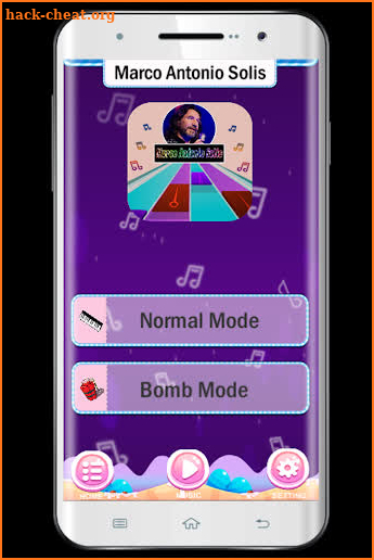 Marco Antonio Solis Song Piano Tiles Game screenshot