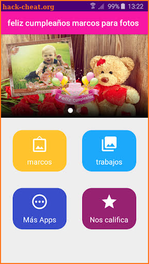 marcos para fotos de cumpleaños screenshot