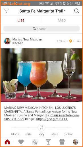 Margarita Trail Passport screenshot