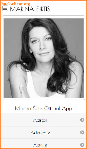 Marina Sirtis Official app screenshot