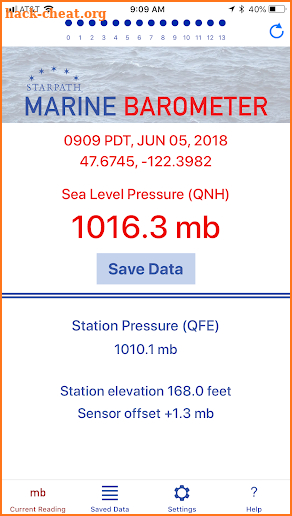 Marine Barometer screenshot