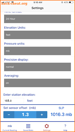 Marine Barometer screenshot