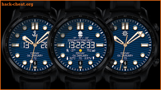 MARINE COMBINED Watch Face screenshot