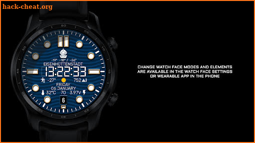 MARINE COMBINED Watch Face screenshot