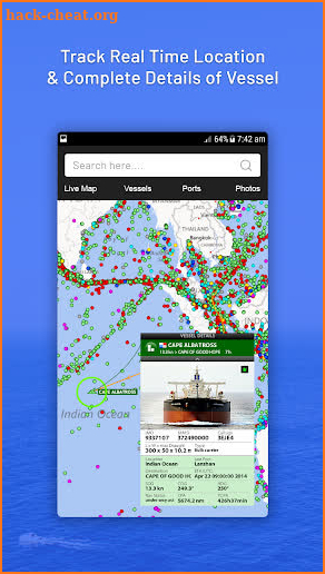 Marine navigation: cruise finder & ship tracker screenshot