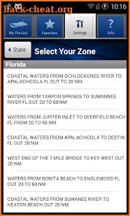 Marine Weather Forecast screenshot