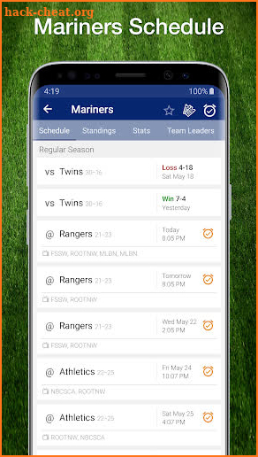 Mariners Baseball: Live Scores, Stats, Plays Games screenshot