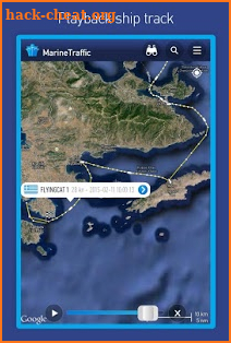 MarineTraffic ship positions screenshot