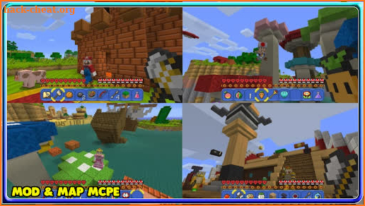 Mario Craft Map for MCPE screenshot