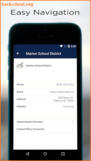 Marion School District screenshot