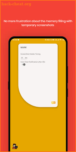 Mark - Auto Screenshot deleter screenshot